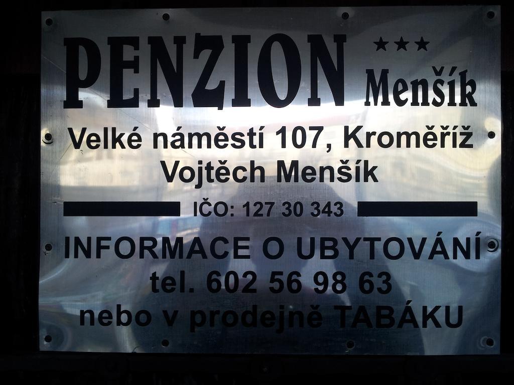 Penzion Mensik Kroměříž Εξωτερικό φωτογραφία